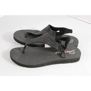 Skechers Meditation Rock Crown sandals Yoga Foam never worn size 9 beaded